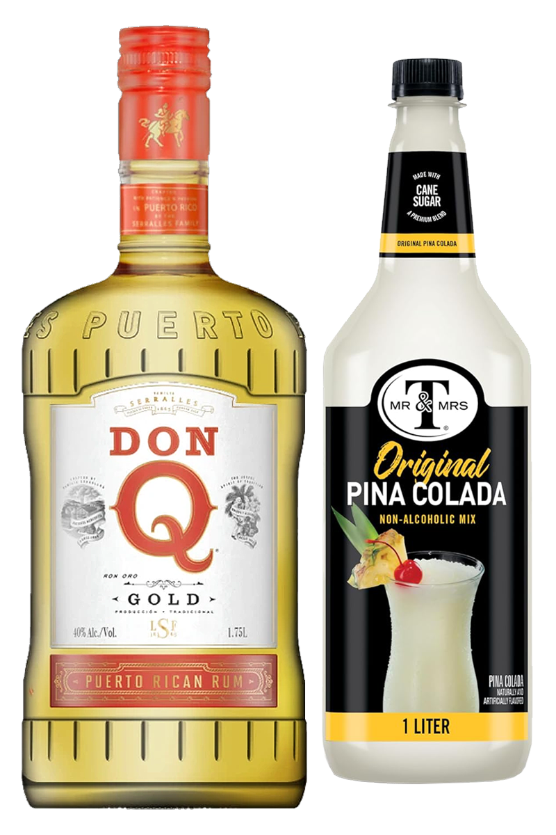 Don Q Gold Piña Colada Cocktail Bundle – Jensens Liquors