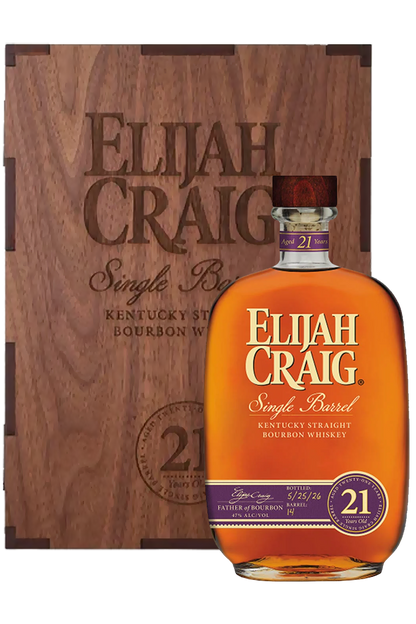 Elijah Craig Single Barrel 21 Years Bourbon Whiskey