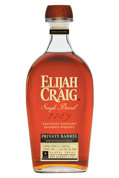 Elijah Craig Single Barrel Barrel Proof Kentucky Straight Bourbon Whiskey