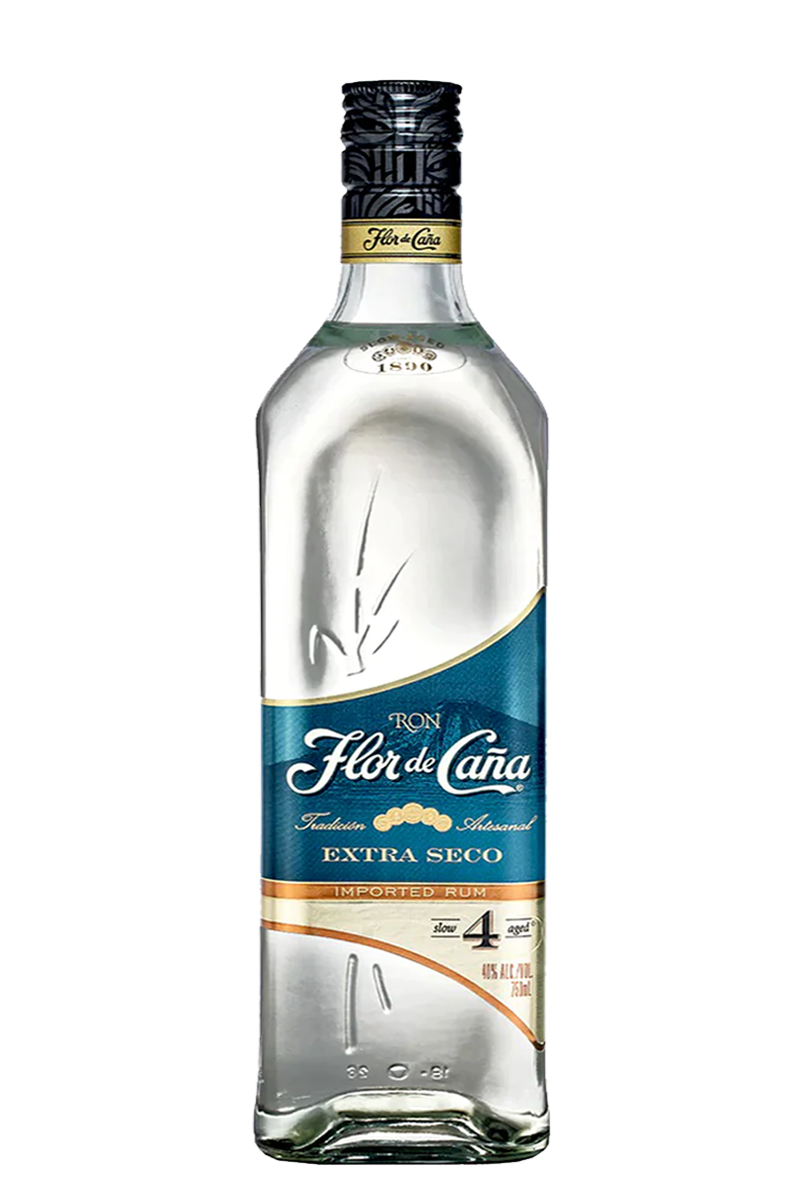 Flor de Caña 4 Years White Rum 1 LT