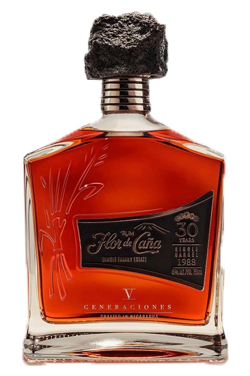 Flor de Caña 30 Years V Generations Rum 750 ML