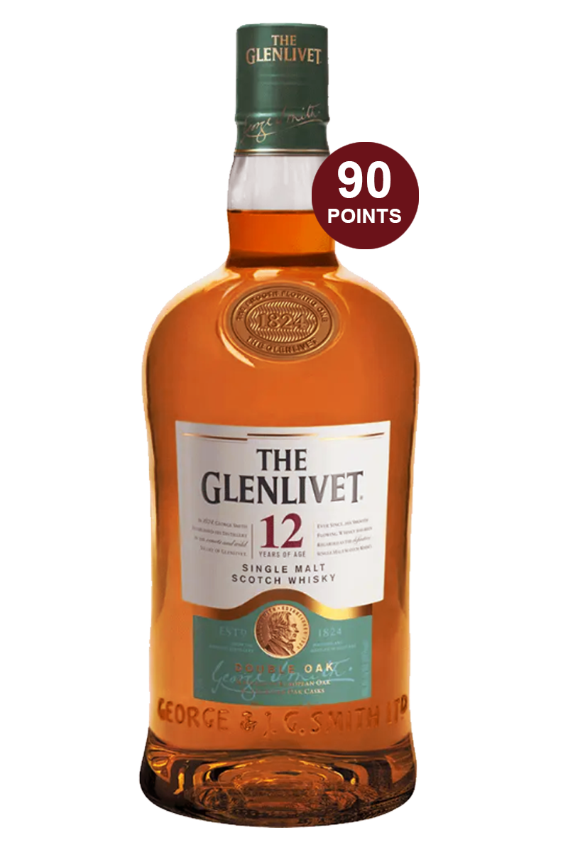 The Glenlivet 12 Years Single Malt Scotch Whisky 1.75 LT