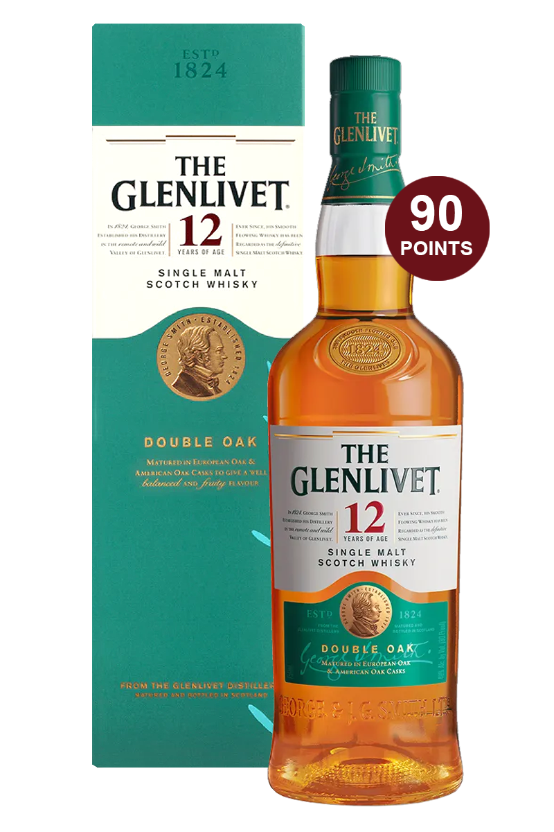 The Glenlivet 12 Years Single Malt Scotch Whisky 750 ML