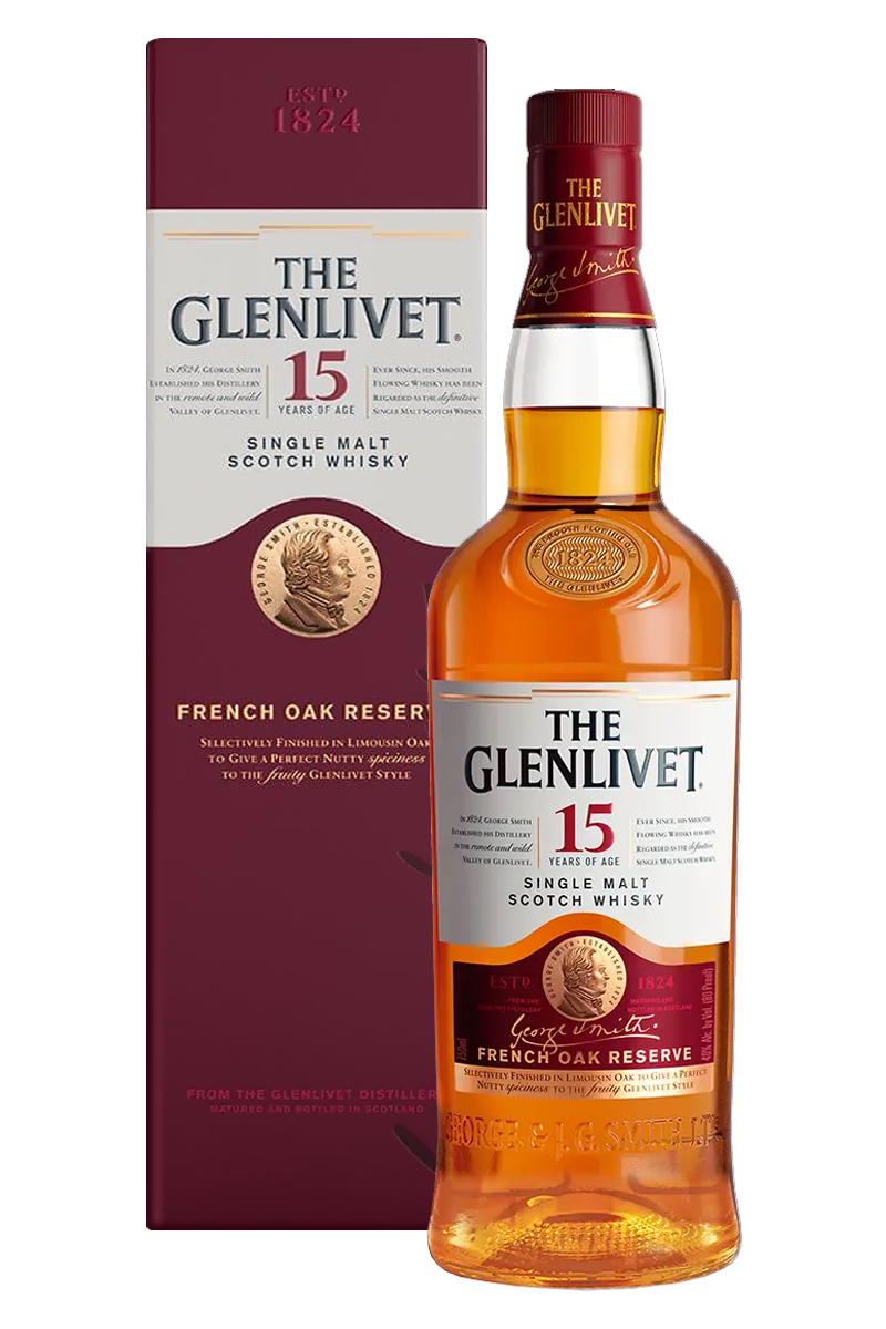 The Glenlivet 15 Years French Oak Reserve Single Malt Scotch Whisky 750 ML