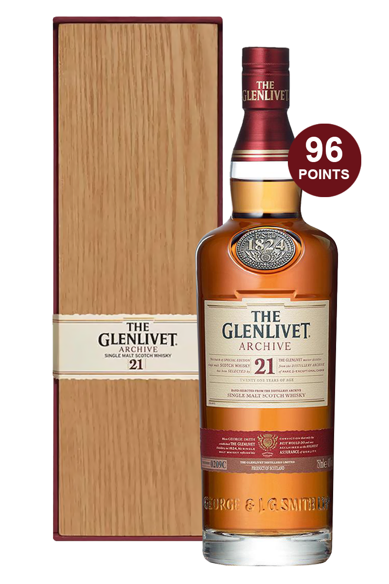 The Glenlivet 21 Years Archive Single Malt Scotch Whisky 750 ML – Jensens  Liquors