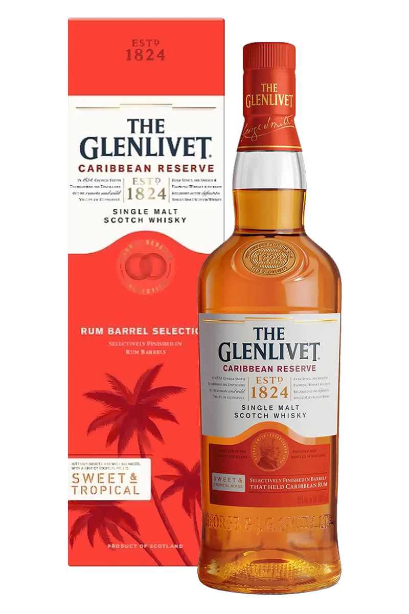 The Glenlivet Caribbean Reserve Single Malt Scotch Whisky 750 ML