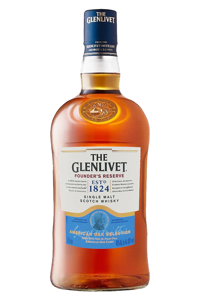 The Glenlivet Founder’s Reserve Single Malt Scotch Whisky 1.75 LT