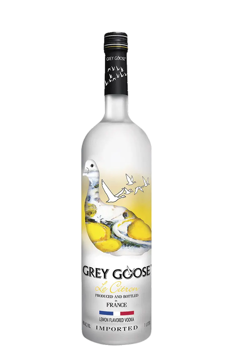 Grey Goose Le Citron Flavored French Vodka 750 ML