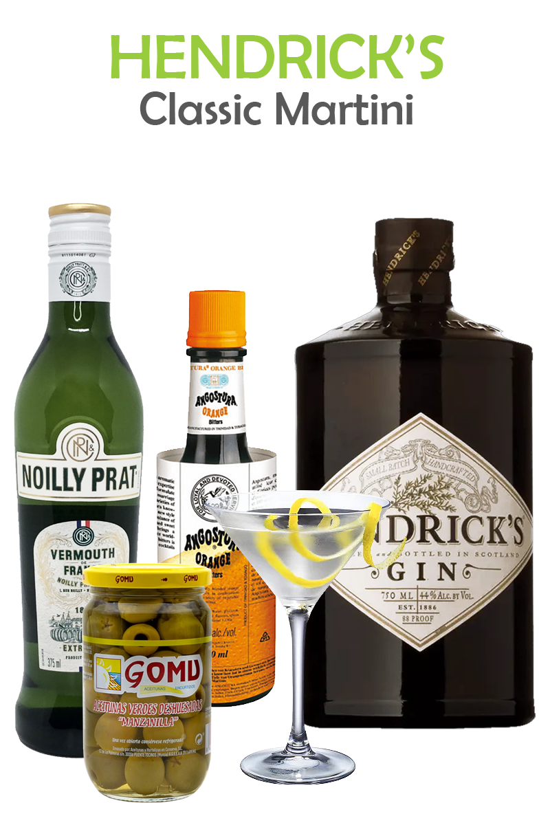 Hendrick's Classic Martini Cocktail Kit