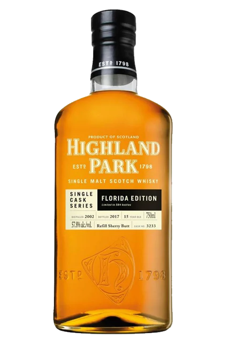 Highland Park Single Cask Series Florida Edition 15-Year-Old Single Malt Scotch Whisky 2