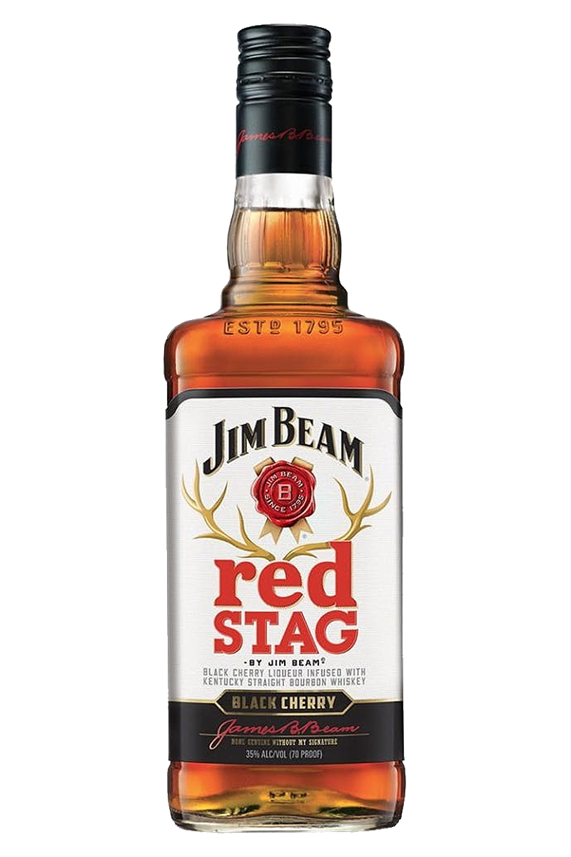 Jim Beam Red Stag Black Cherry Bourbon Liqueur 750 ML