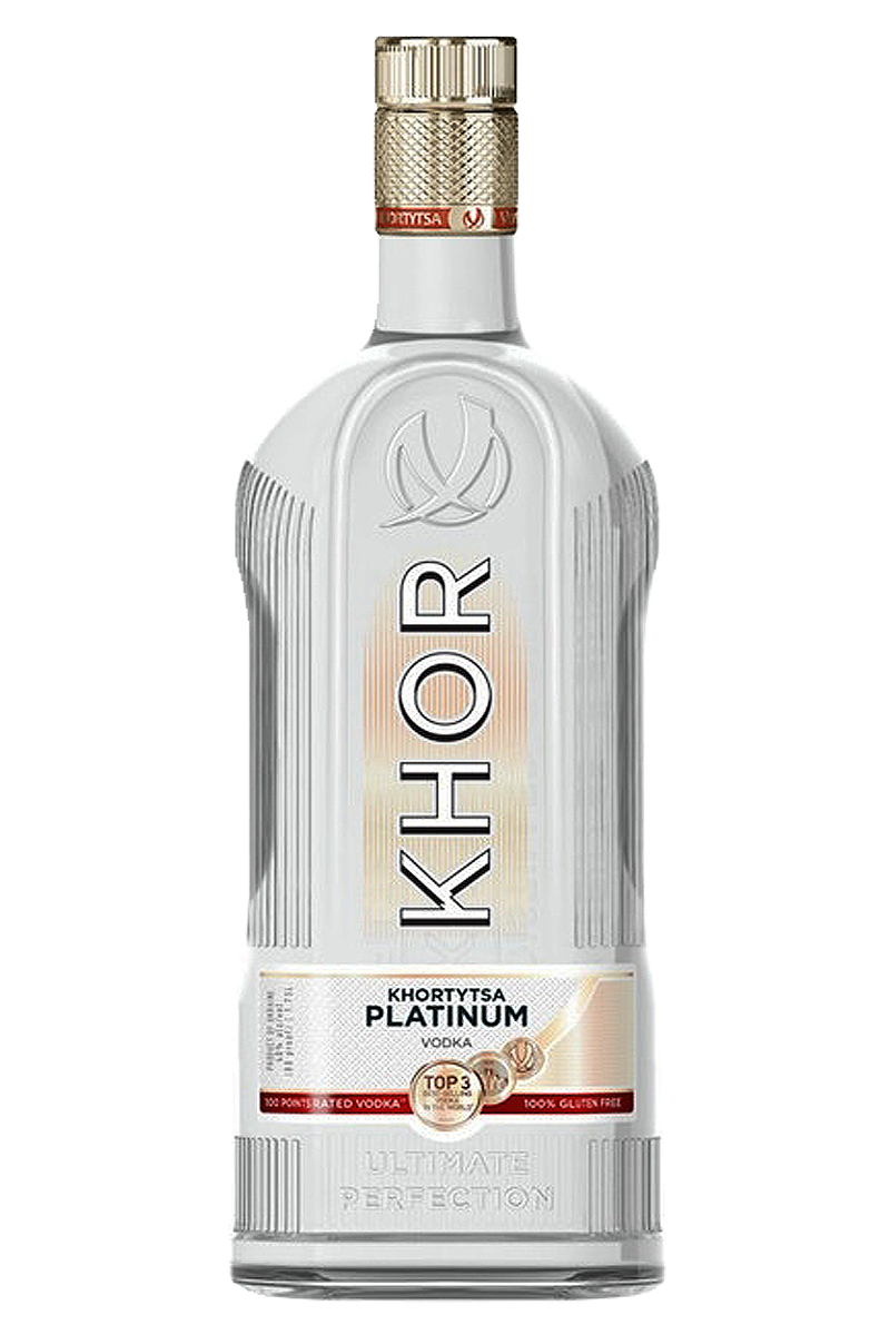 Khortytsa Ukranian Platinum Vodka 1.75 ML