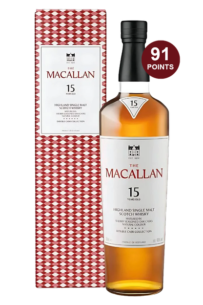 Macallan Double Cask 15 Years Single Malt Scotch – Jensens Liquors Macallan Double Cask 15 Years Single Malt Scotch – Jensens Liquors