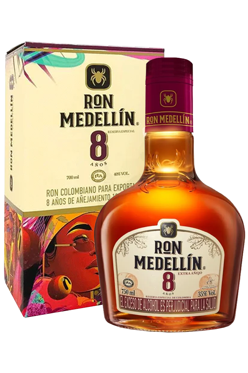 Medellin 8 Years Extra Añejo Rum
