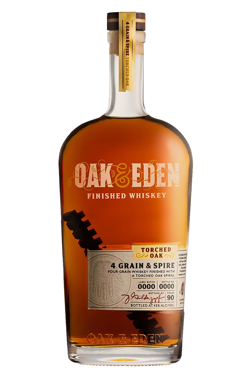 Oak & Eden 4 Grain & Spire Bourbon Whiskey