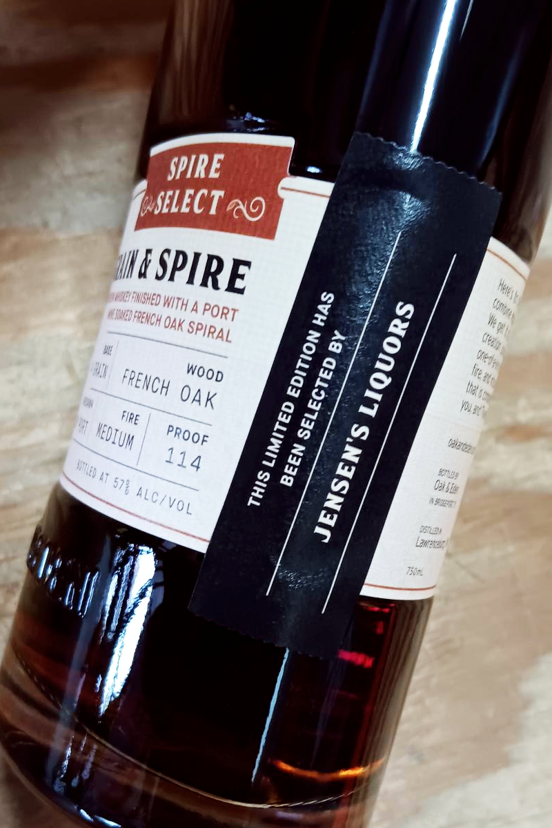 Oak & Eden Spire Select 4 Grain & Spire Bourbon Whiskey 2