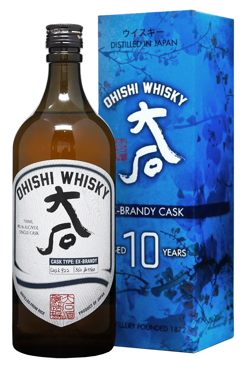 Ohishi 10 Years Brandy Cask Japanese Whisky