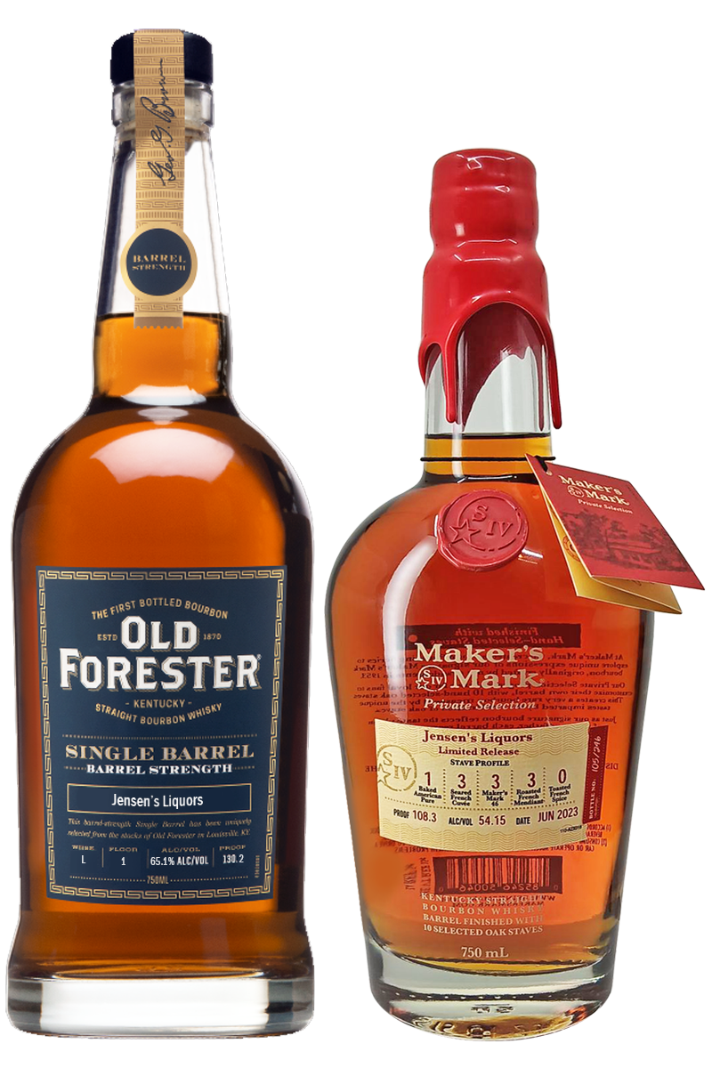 Old Forester SB + Maker's Mark SB Bundle