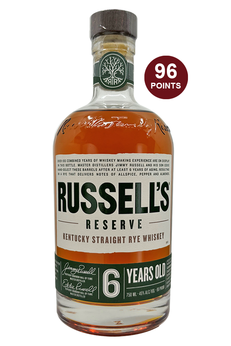 Russell’s Reserve 6 Years Kentucky Straight Rye Whiskey 750 ML