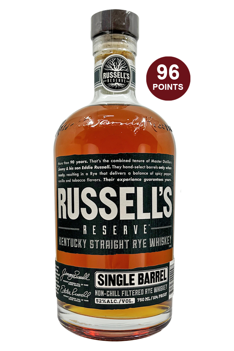 Russell’s Reserve Single Barrel Kentucky Straight Rye Whiskey 750 ML