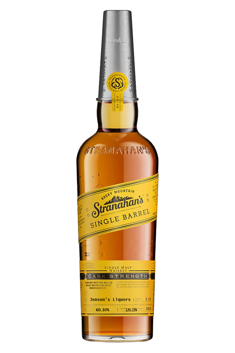 Stranahan’s Single Barrel Cask Strength Single Malt Whiskey 750 ML