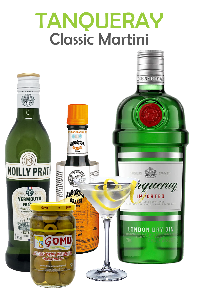 Tanqueray Classic Martini Cocktail Kit