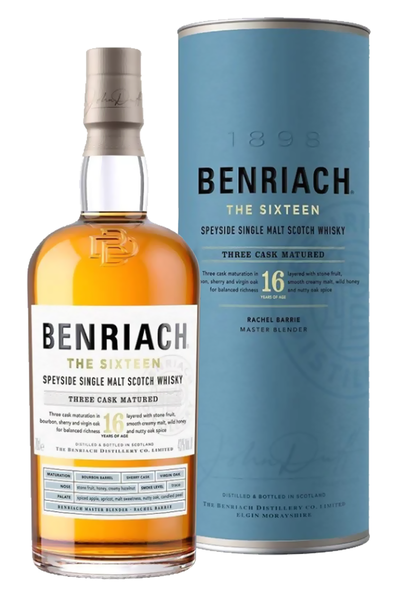 Benriach The Sixteen Speyside Single Malt Scotch Whisky 750 ML