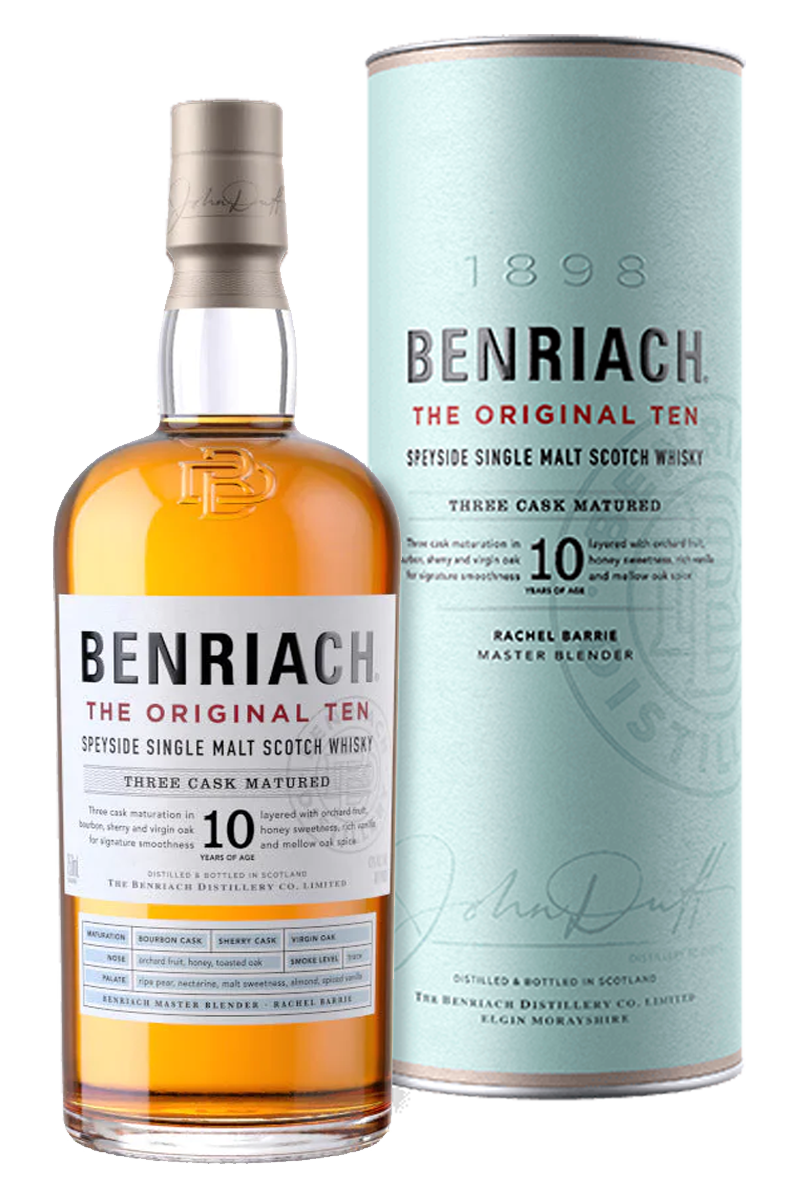 Benriach The Original Ten Speyside Single Malt Scotch Whisky 750 ML