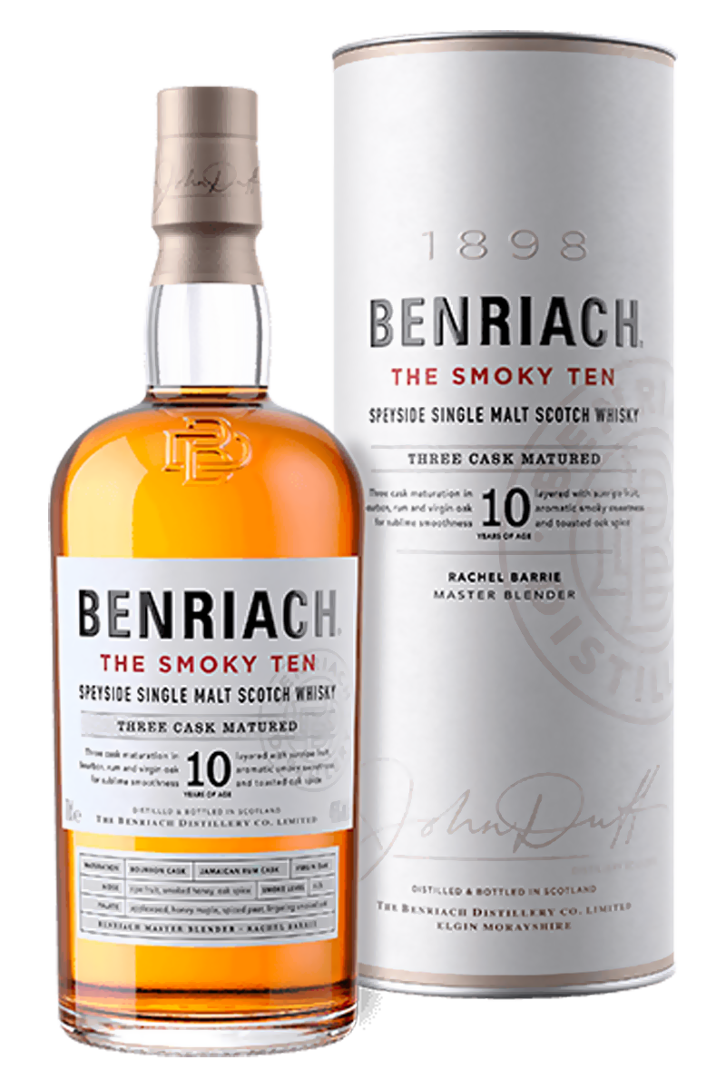 Benriach The Smoky Ten Speyside Single Malt Scotch 750 ML