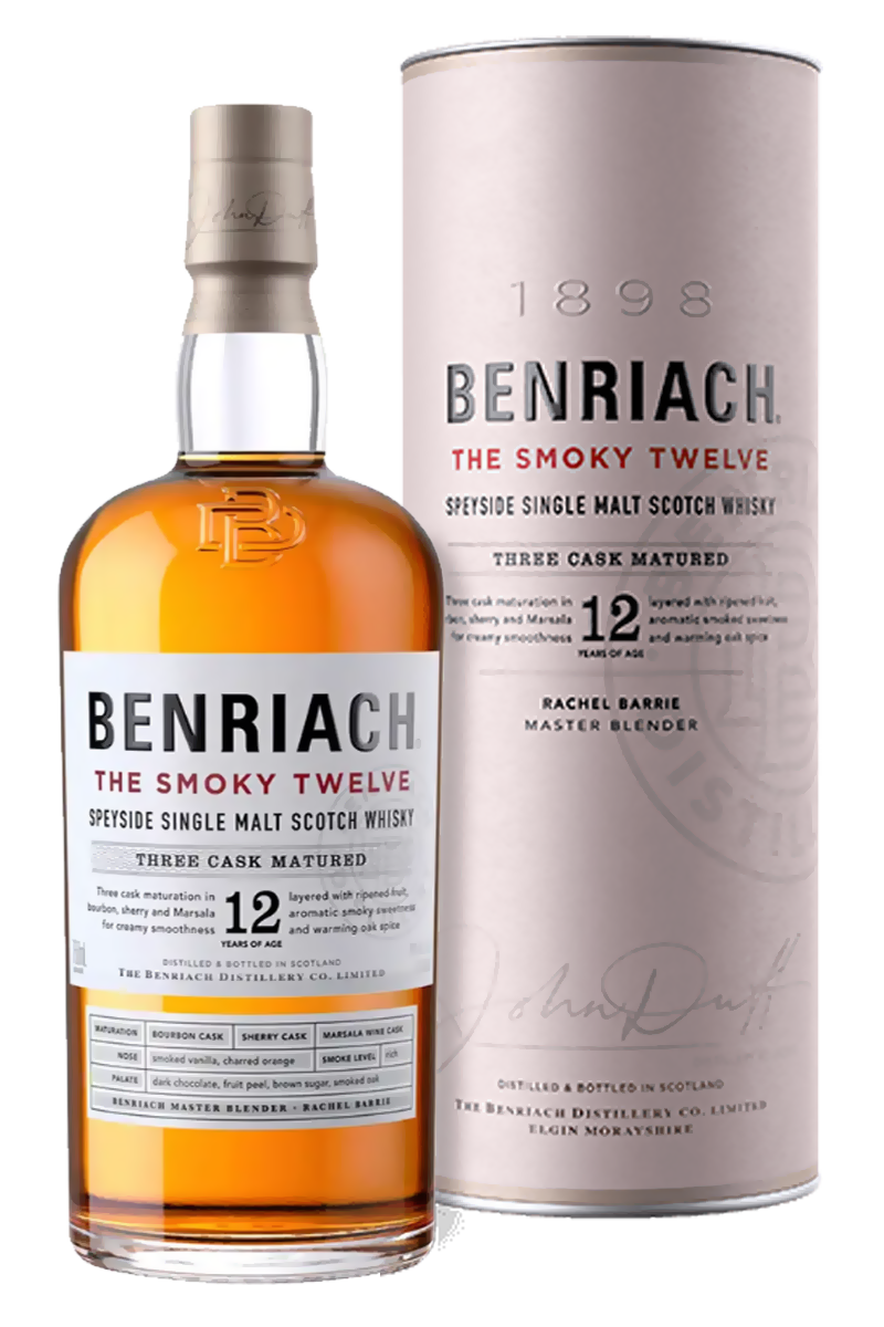 Benriach The Smoky Twelve Speyside Single Malt Scotch Whisky 750 ML