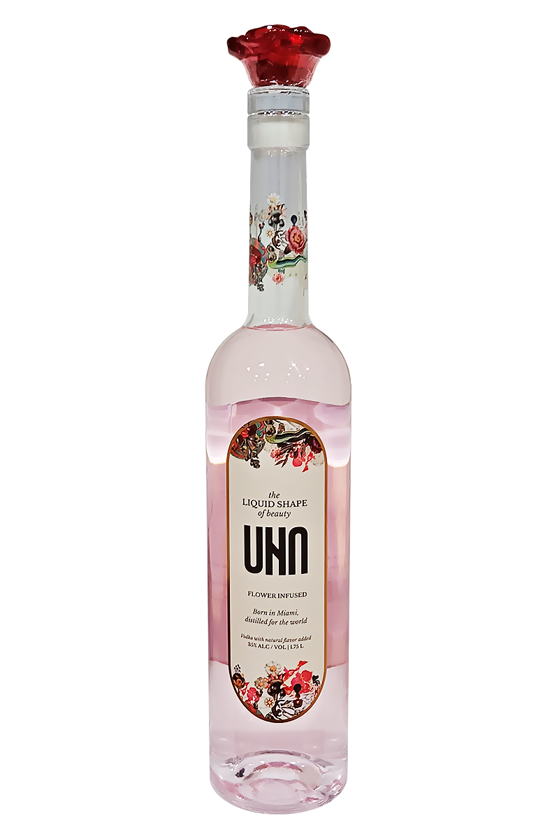 UNA Flower Infused Handmade Luxury Vodka