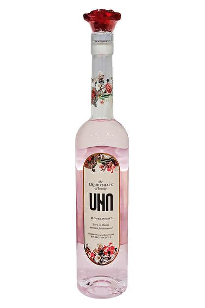 UNA Flower Infused Handmade Luxury Vodka
