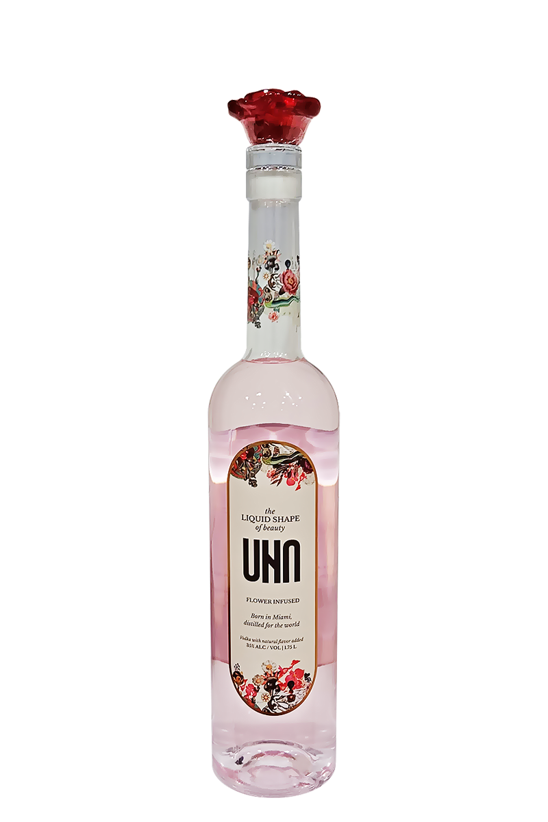 UNA Flower Infused Handmade Luxury Vodka