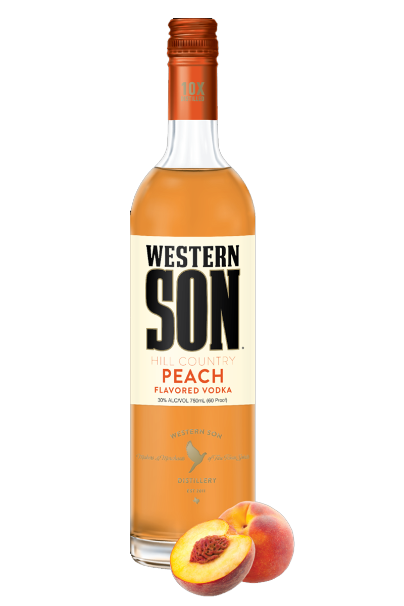 Western Son Peach Flavored Vodka