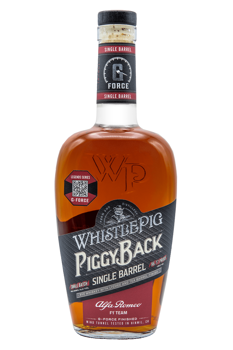 WhistlePig PiggyBack Single Barrel Alfa Romeo Team Rye Whisky 750 ML