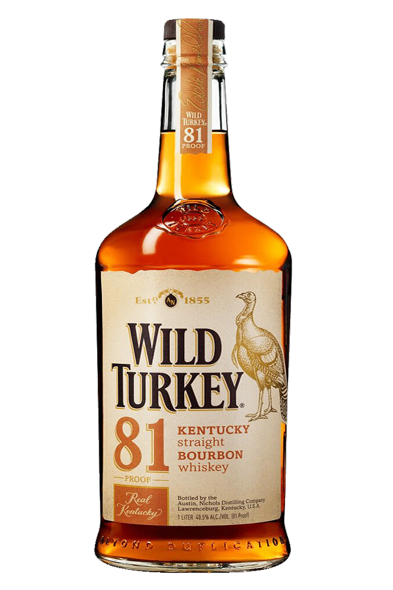 Wild Turkey 81 Proof Kentucky Straight Bourbon Whiskey