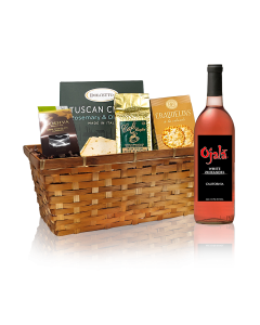 Wine Gift Basket Ojala White Zinfandel 