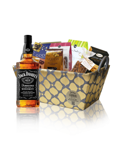 Whiskey-Bourbon Gift Basket Jack Daniels No 7