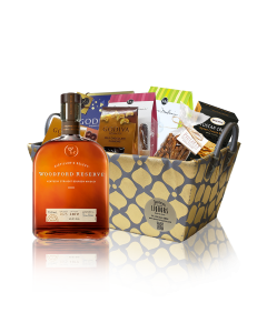 Whiskey-Bourbon Gift Basket Woodford Reserve