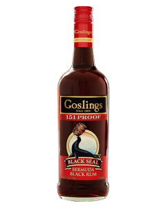 Goslings Black Seal 151 Proof Bermuda Black Rum 750 ML